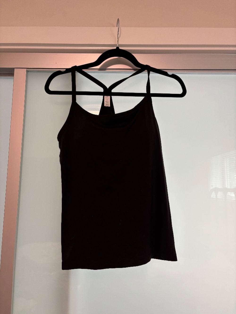 Aerie size large built in bra work out tank black New With Tags